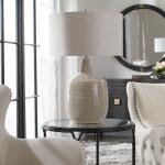 Felipe Table Lamp, Light Gray Lighting Gray 22