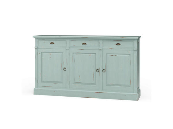 Hudson 3 Door Sideboard Dining Storage Blue