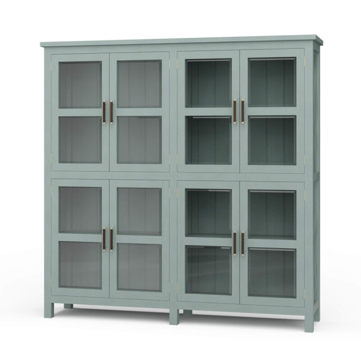 5fd3fc85a91ef5baa7262cd82fb874a2 Madrone 8 Door Display Cabinet - Image 1