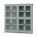 Madrone 8 Door Display Cabinet