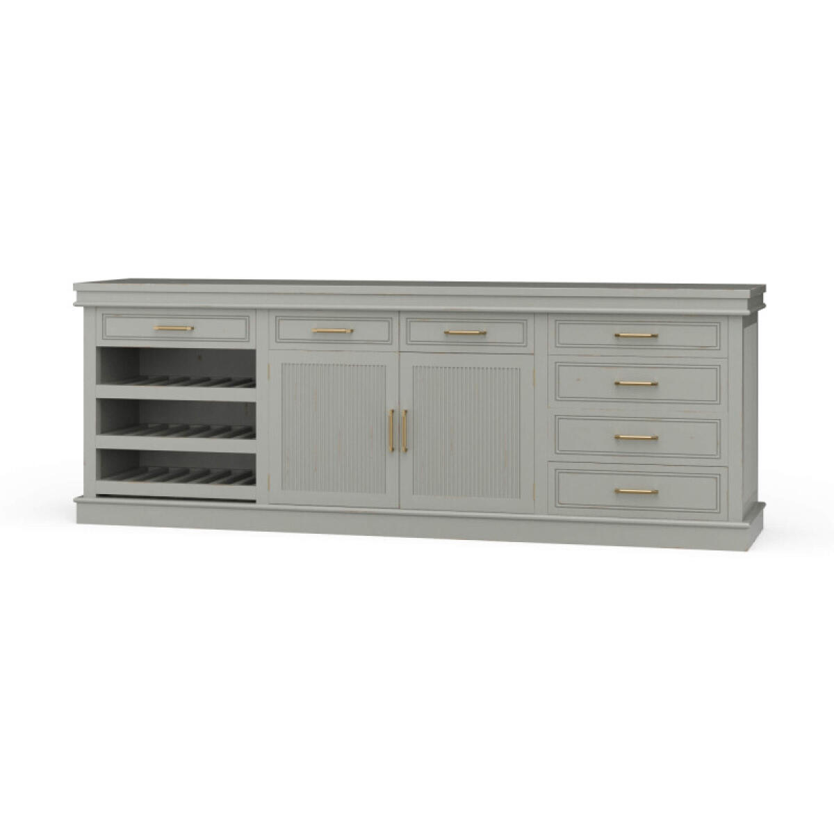 5fdefdcdcaff011b3ce3bf97e30aaf2f Kraton Buffet W/ Wine Rack - Image 1