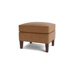 Kent Leather Ottoman - Image 5