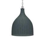 Hampton Rattan Pendant Medium Lighting Bramble 13