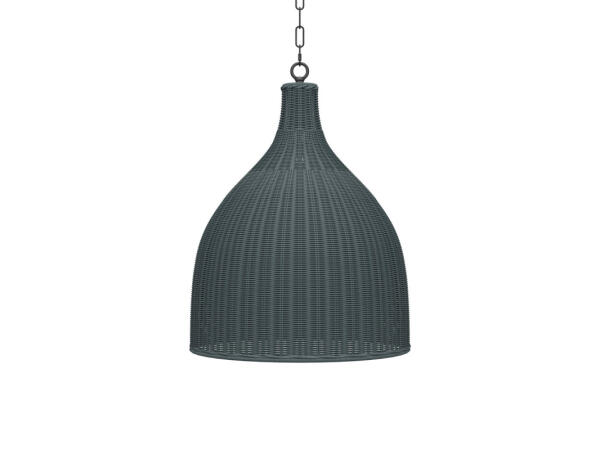 Hampton Rattan Pendant Medium Lighting Bramble