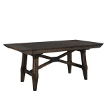 Double Bridge Opt 7 Piece Trestle Table Set - Image 4