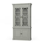 Fiona 4 Door Display Cabinet W/ Glass Shelves