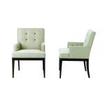 Rhonda Round Leather Ottoman Ottomans & Poufs Bassett Furniture 9