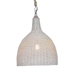 Hampton Rattan Pendant Large Lighting Blue 11