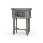 Montego Side Table W/ Rattan Door
