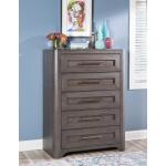 5 Drawer Chest Chests Brown 11
