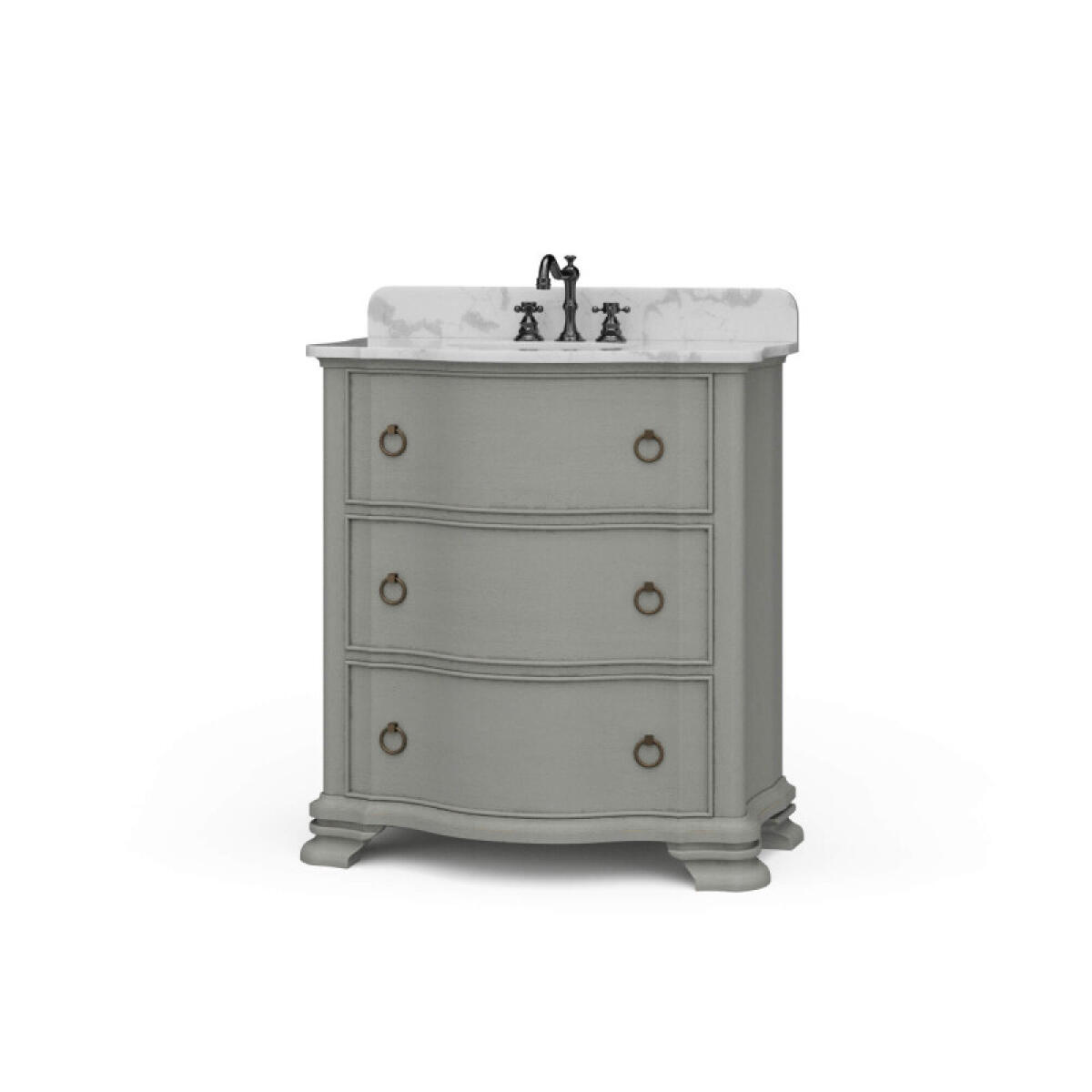 60a773d7c3f69ab24584e966c3e9a962 Davis Vanity W/ Sink & Marble Top - Image 1