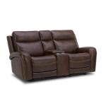 Blair Loveseat w/Console P2 & ZG – Cognac Loveseats Brown 12