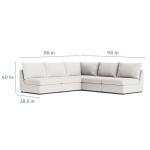 Beckham Outdoor Modular L-Shaped Sectional Outdoor Sofas Bassett Furniture 11