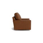 True Custom™ True Custom® Leather Large Track Arm Swivel Chair - Image 4