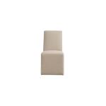 Cameron Upholstered Dining Chair with Casters - Image 3