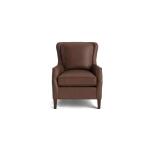 Kent Leather Slope Arm Chair Chairs Bassett Furniture 10
