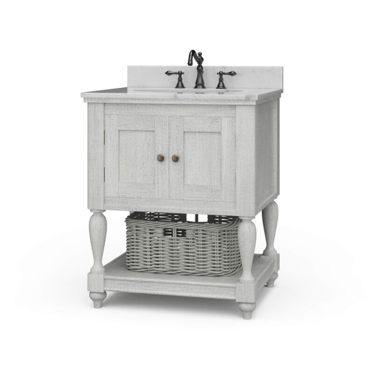 61354c754bff1432c95026d7eaf0bdb1 Jefferson Single Vanity W/ Sink & Marble Top - Image 1
