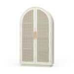 Vannes Wardrobe W/ Rattan Door