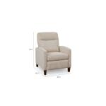 Emmett Track Arm Lay Flat Manual Recliner - Image 6