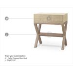 Renoir Raffia Bedside Table - Image 2