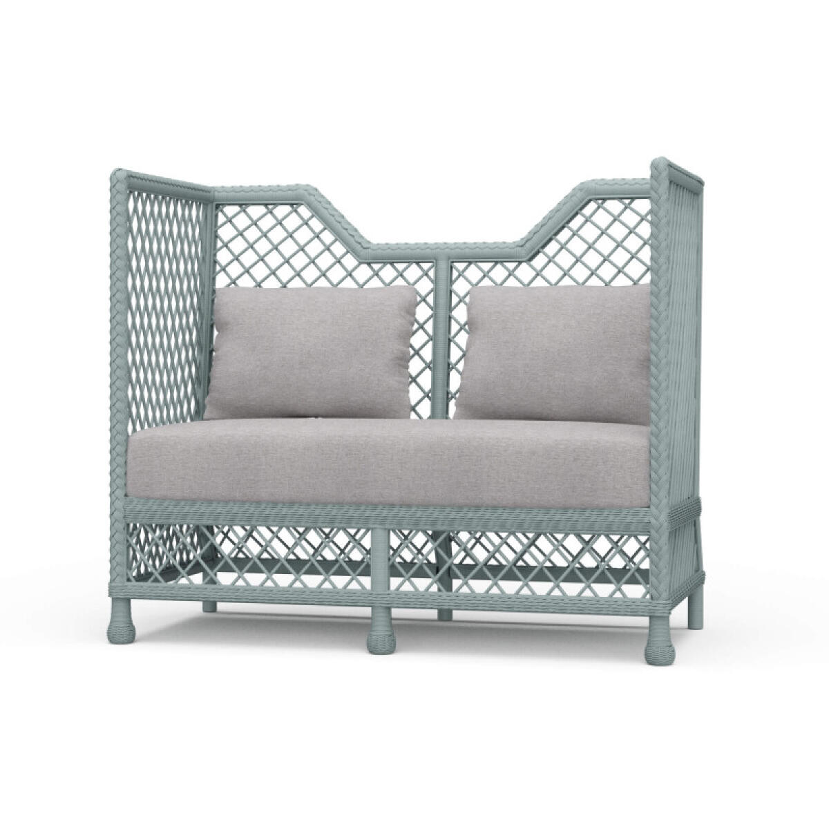 61c860831a7bc30acbd9738d8a2a0cfe Rabana High Back Rattan Loveseat - Image 1