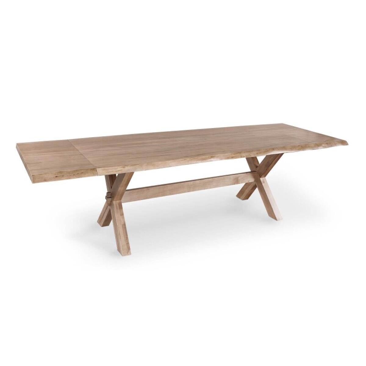 Crossbuck Live Edge Dining Table with Extendable Leaves Dining Tables Bassett Furniture 2 Crossbuck Live Edge Dining Table with Extendable Leaves Dining Tables Bassett Furniture 2