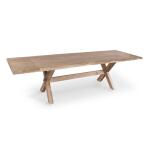 Crossbuck Live Edge Dining Table with Extendable Leaves Dining Tables Bassett Furniture 16