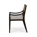 Milano Dining Chair W/ Upholstered Seat & Rattan Back - Image 7