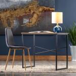 Erik Solid Mango and Iron Writing Desk - Image 4