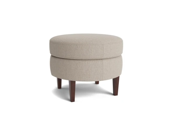 Delway Round Ottoman Ottomans & Poufs Bassett Furniture