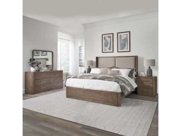 South Bend King Shelter Bed, Dresser & Mirror, Night Stand Bedroom Sets Bedroom Sets