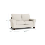 True Custom™ True CustomÂ® Large Roll Arm Loveseat - Image 5