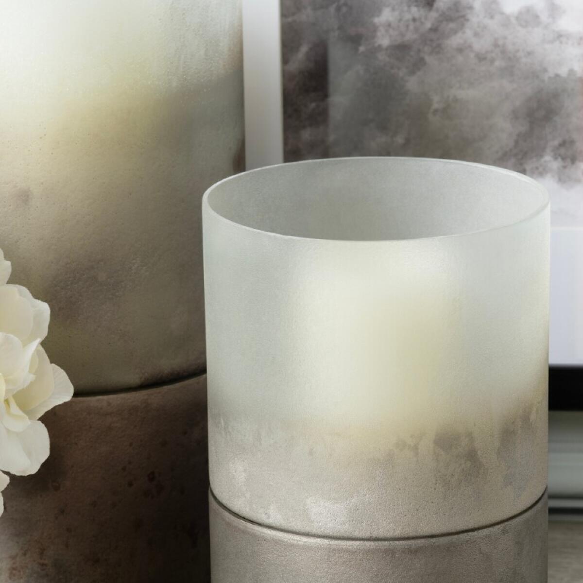 626e4ba3ea2802df29f60ae6f7c42a7e Ellery Medium Metallic smoke hurricane Globes - Image 1