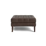 Danbury Leather Ottoman Ottomans & Poufs Bassett Furniture 7