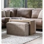 Magnolia Manor Alt L Shaped Desk Set Desks Antique White & Weathered Bark 7