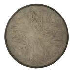 Magnolia Manor Round End Table End tables Antique White & Weathered Bark 15