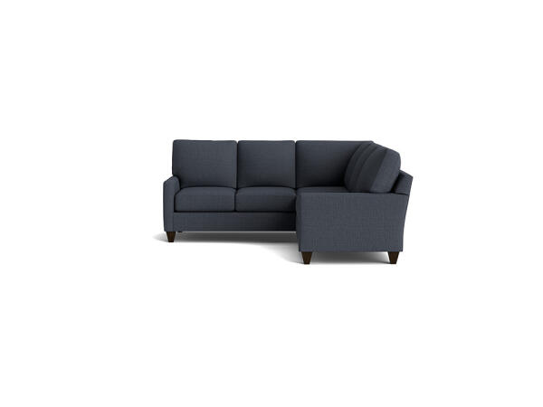 True Custom™ True CustomÂ® Track Arm L-Shaped Sectional Sectionals Bassett Furniture 2
