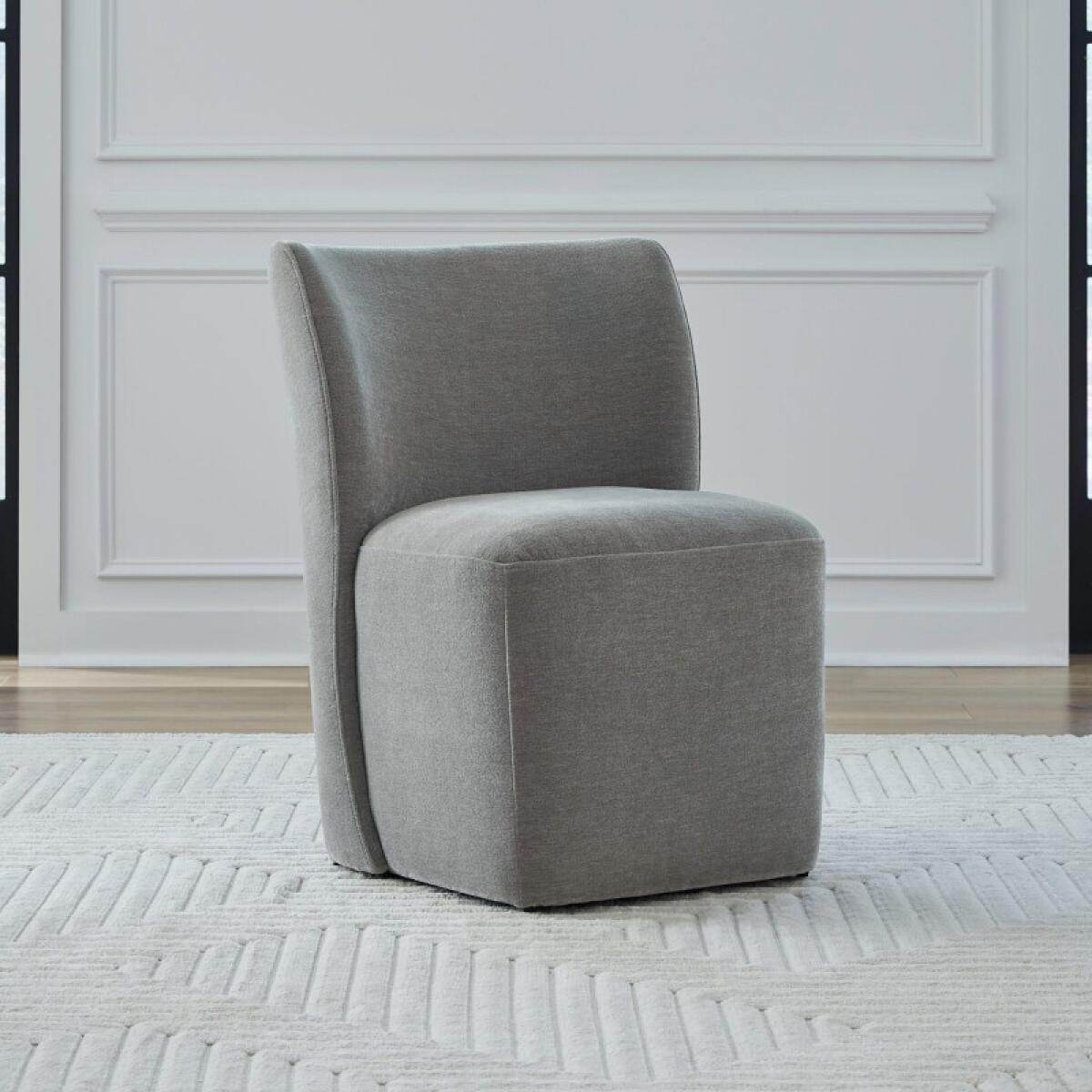 62bf3f3c777b23e91c9ac42c5bddcfc8 Accent Dining Chair w/ Casters - Sapphire - Image 1