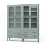 Kagu 4 Door Tall Cabinet W/ Premium Rattan