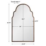Brayden Arch Mirror, Bronze - Image 10