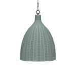 Hampton Rattan Pendant Small Lighting Blue 15