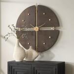 Walnut Elegance, Clock Clocks Brown 12