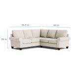 True Custom™ True Custom® Large Roll Arm L-Shaped Sectional - Image 5