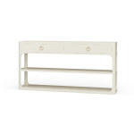 Corte Open Console Table W/ 2 Drawers