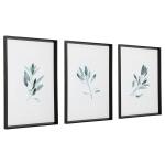 Simple Sage Framed Prints, S/3 - Image 4