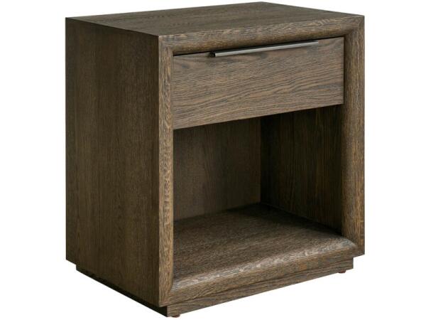 Modern Sable One Drawer Nightstand - Image 4