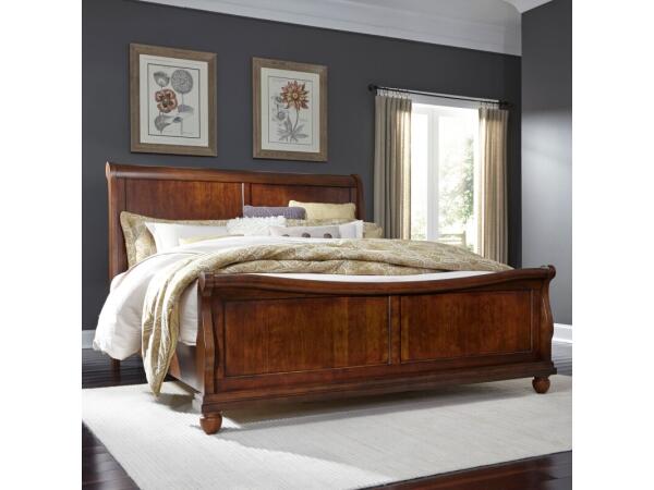 Rustic Traditions King California Sleigh Bed Beds Beds