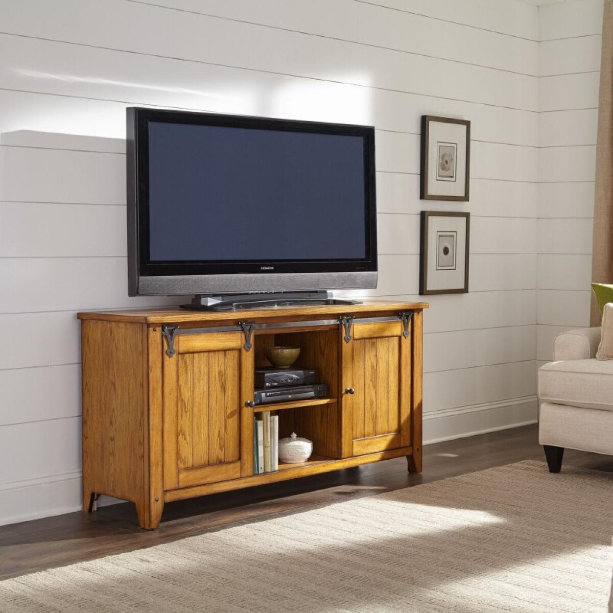 Lake House TV Console Entertainment Stands Brown 2 Lake House TV Console Entertainment Stands Brown 2