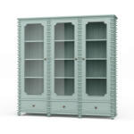 Milano Bookcase W/ 3 Glass Doors
