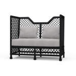 Rabana High Back Rattan Loveseat